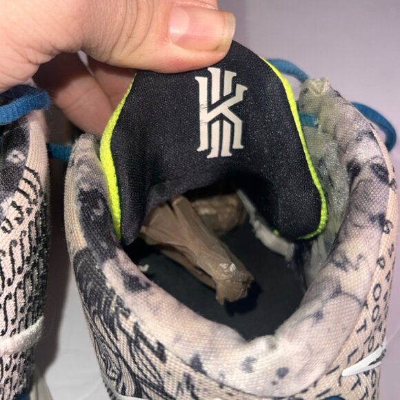 Nike Kybrid Men's "What the Neon" CQ9323 002 Kyrie Irving‎ size 9.5 *GS8 - Picture 7 of 9